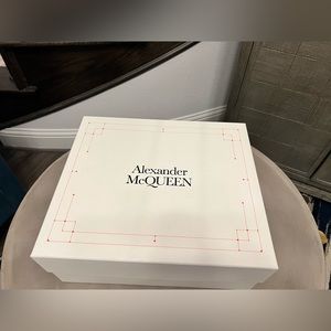 Alexander McQueen empty shoe box